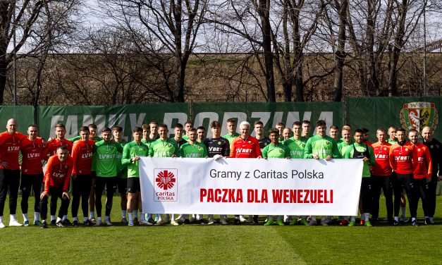 Śląsk Wrocław, wsparł akcję: Paczka dla Wenezueli.